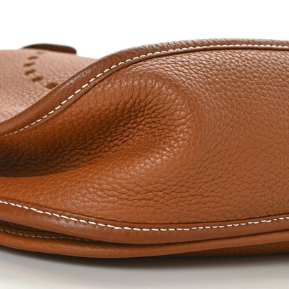 Hermes Taurillon Clemence Evelyne III GM Gold 9 of 10