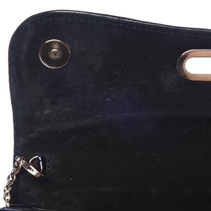 Christian Louboutin Patent Trash Riviera Clutch Black 8 of 12