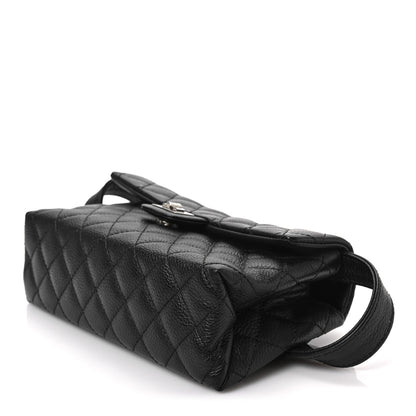 Chanel Grained Calfskin Quilted 2.55 Reissue Flap Belt Bag Clutch Black 8 of 8