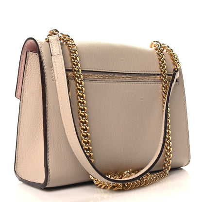 Louis Vuitton Soft Calfskin Mylockme Chain Bag BB Greige 3 of 10