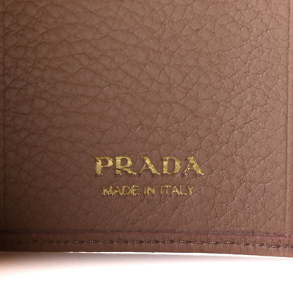 Prada Vitello Grain 6 Key Holder Cipria 10 of 12