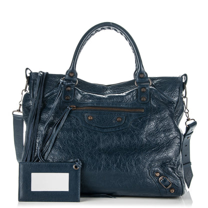 Balenciaga Agneau Classic Hardware Velo Bleu Obscur 1 of 7
