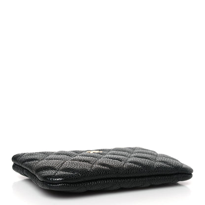 Chanel Caviar Quilted Small Cosmetic Case Black 4 of 8