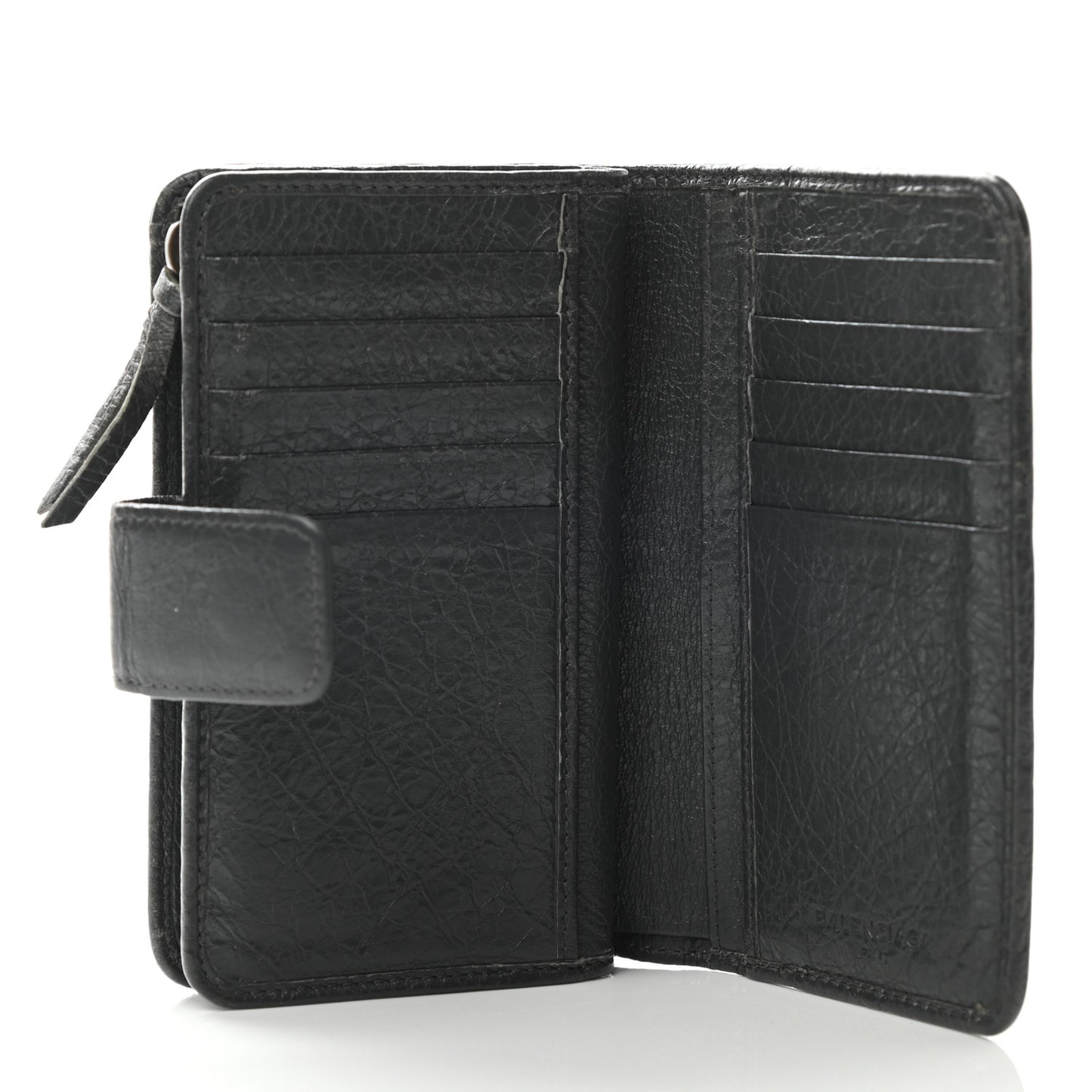Agneau Classic Hardware Continental Zip Around Wallet Gris Fossile