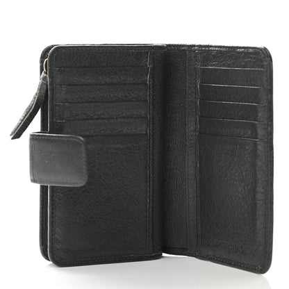 Balenciaga Agneau Classic Hardware Continental Zip Around Wallet Gris Fossile 5 of 12