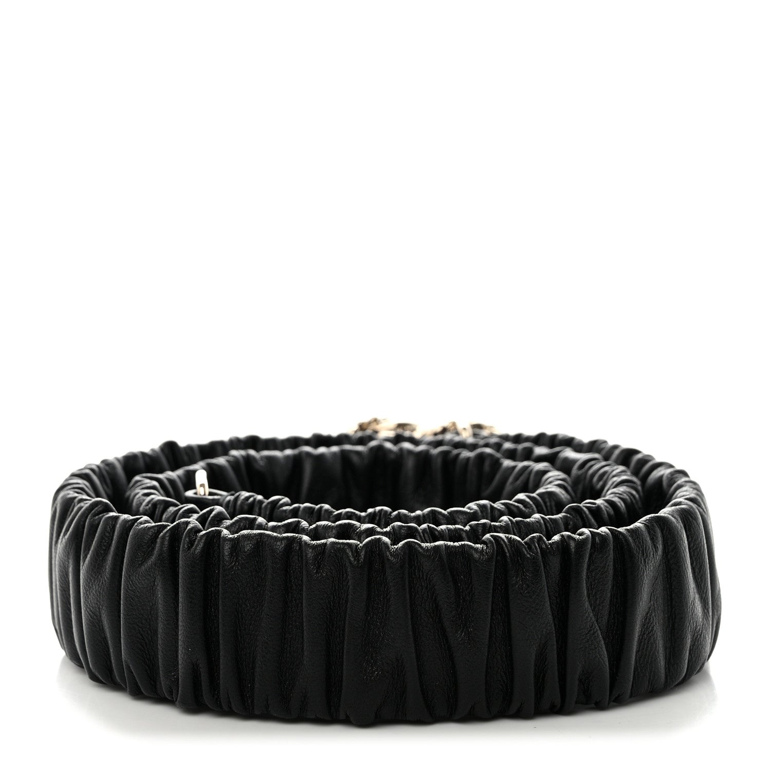 Chanel Lambskin Crystal CC Belt 90 36 Black 2 of 4