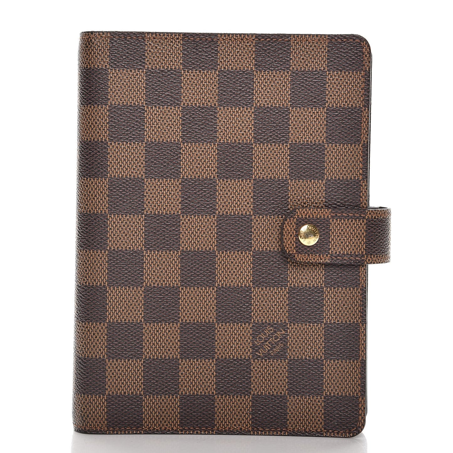 Damier Ebene Medium Ring Agenda Cover