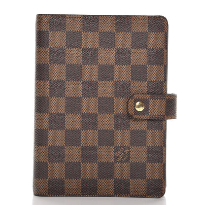 Louis Vuitton Damier Ebene Medium Ring Agenda Cover 1 of 7