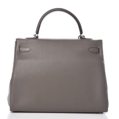 Hermes Togo Kelly Retourne 35 Etain 4 of 40