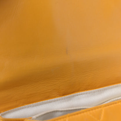 Chanel Lambskin Quilted Backpack Yellow 12 of 13