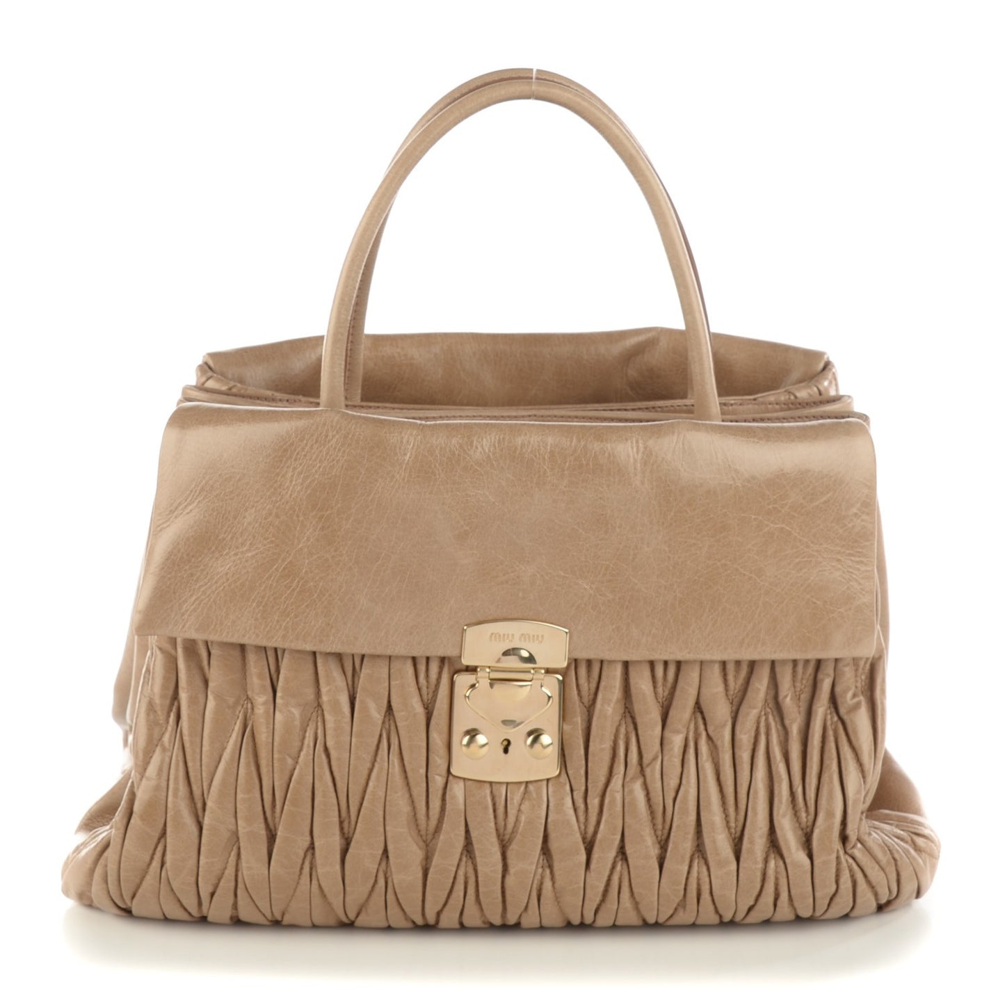 Nappa Matelasse Tote Cammeo