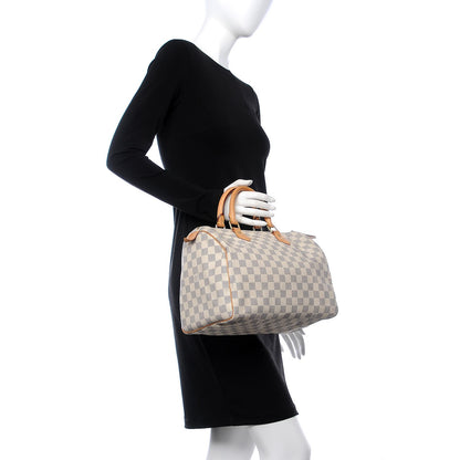 Louis Vuitton Damier Azur Speedy 30 2 of 13