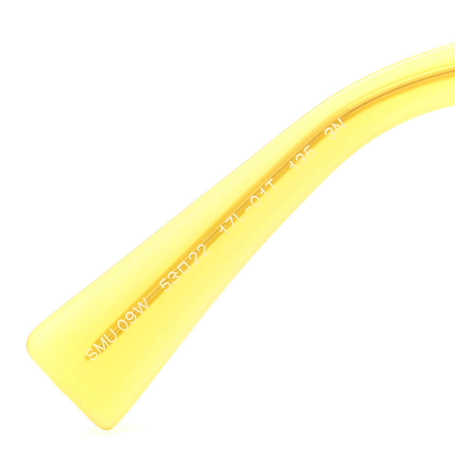 Miu Miu Acetate Miu Glimpse Sunglasses SMU 09W Yellow 6 of 8
