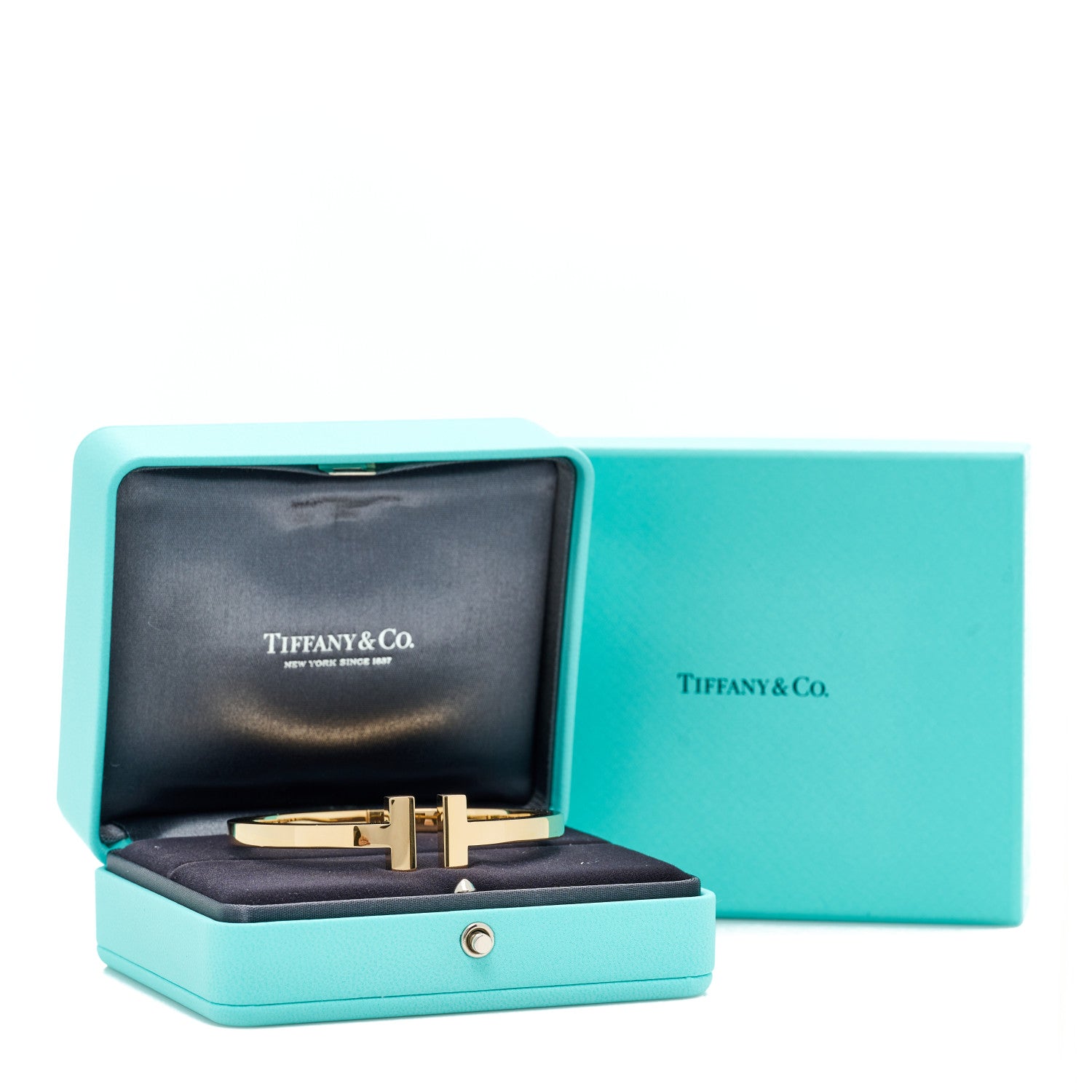 Tiffany 18K Yellow Gold T Square Bracelet 4 of 4