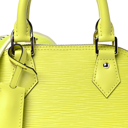 Louis Vuitton Epi Jacquard Alma BB Yellow Citron 9 of 10