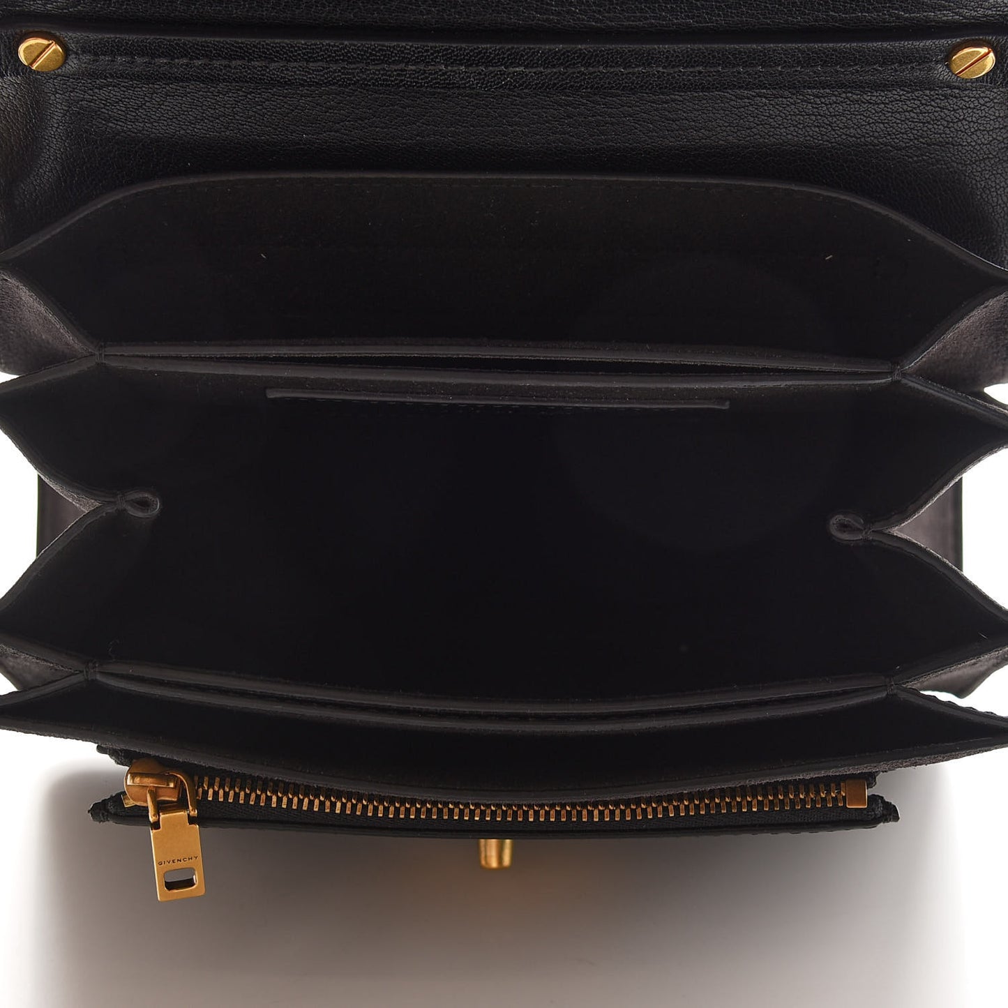 Goatskin Suede Small GV3 Shoulder Bag Black