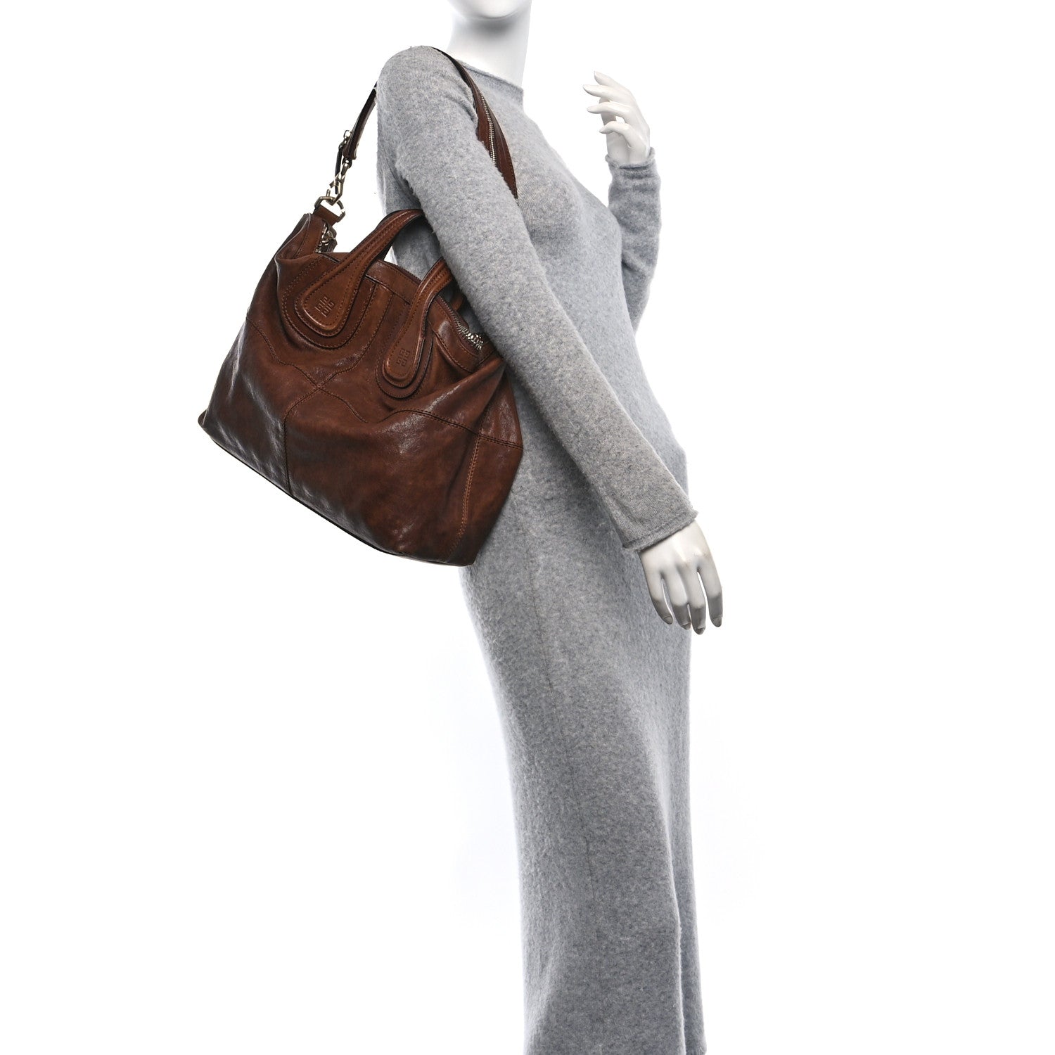 Givenchy Lambskin Large Nightingale Brown 2 of 12