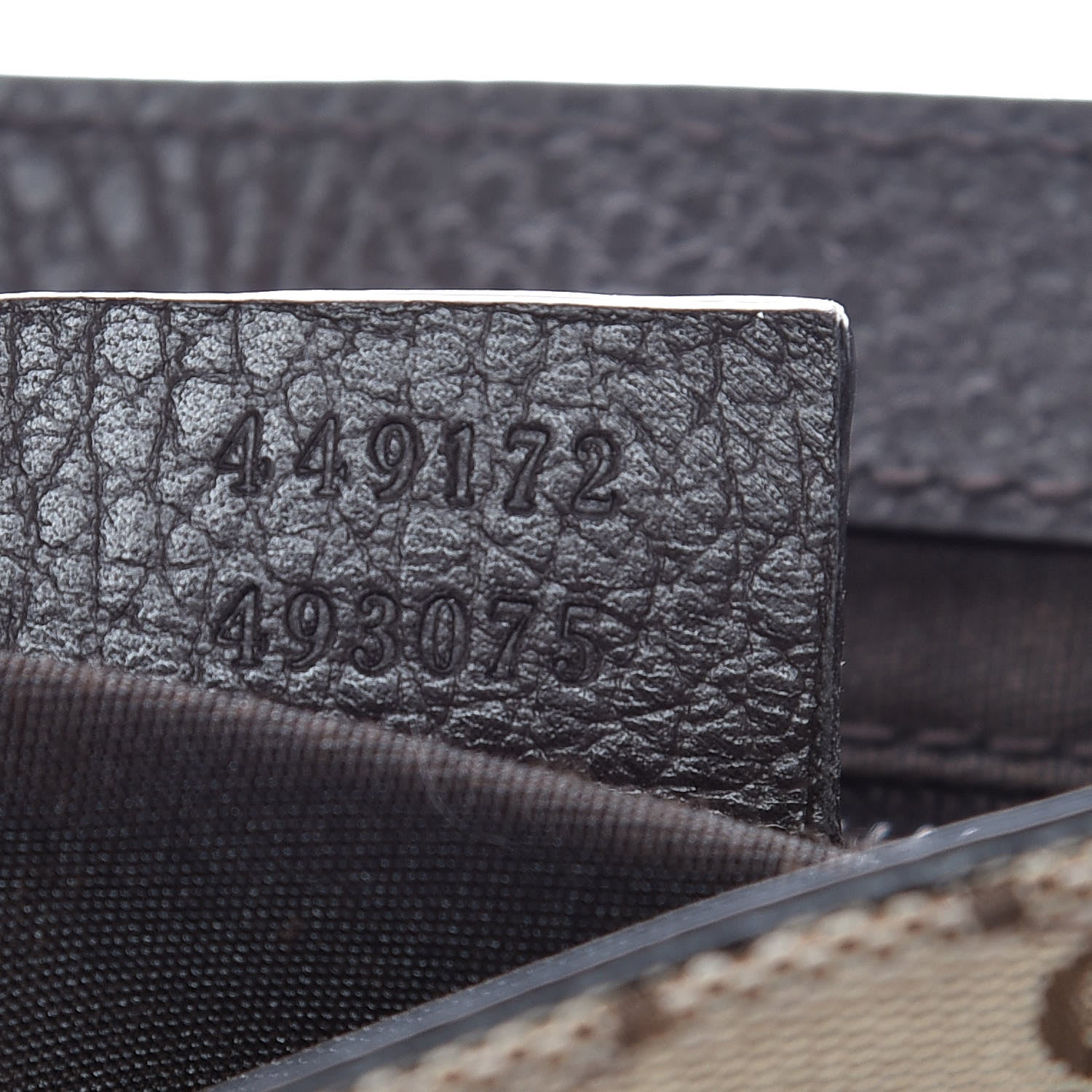 Gucci Monogram Flap Messenger Bag Beige Dark Brown 7 of 11