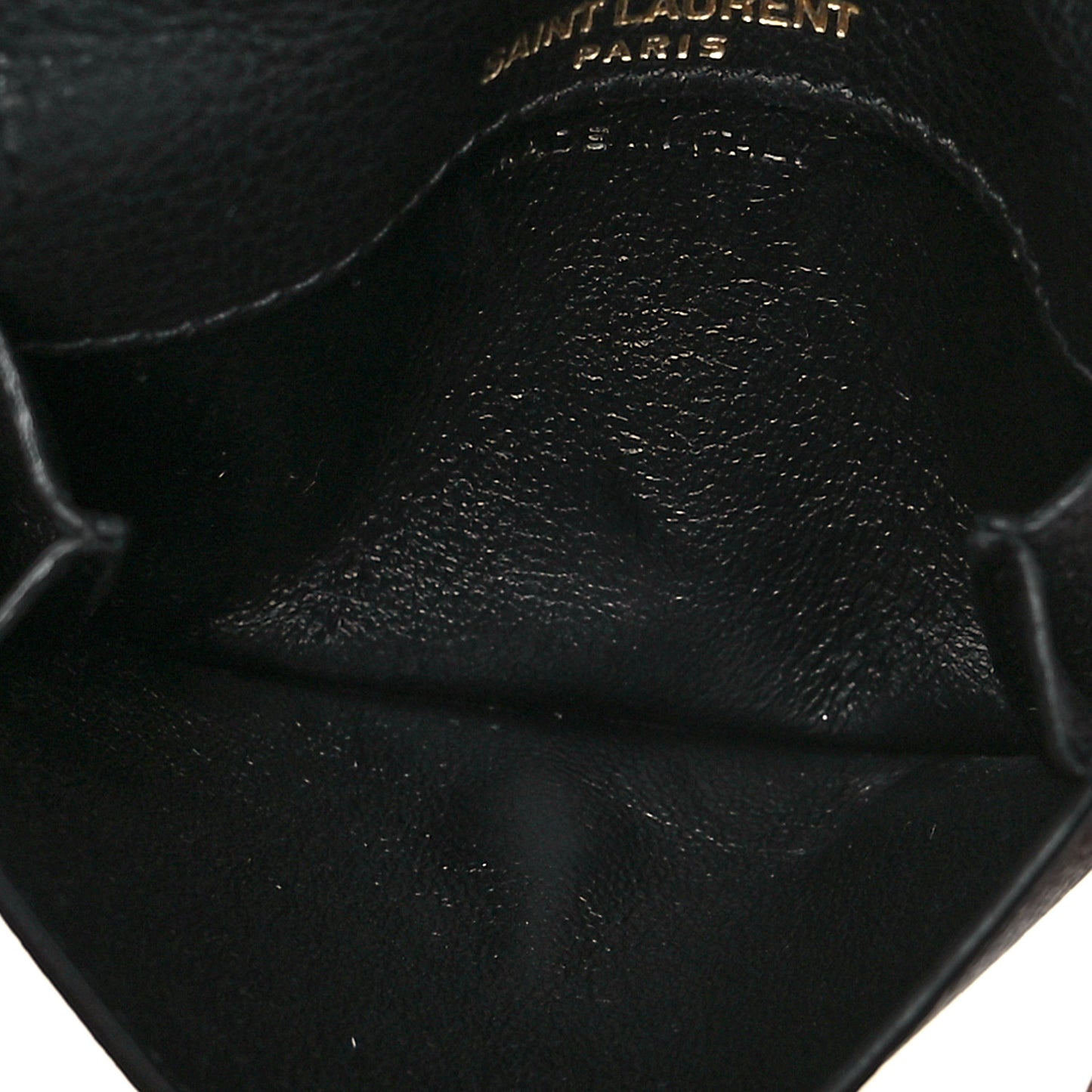 Calfskin Monogram Coin Pouch Black