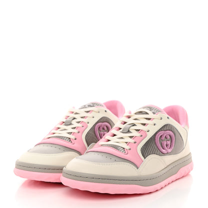 Gucci Dali Soft Calfskin Womens Mac80 Sneakers 38 Off White Grey Sky Light Rose 3 of 8