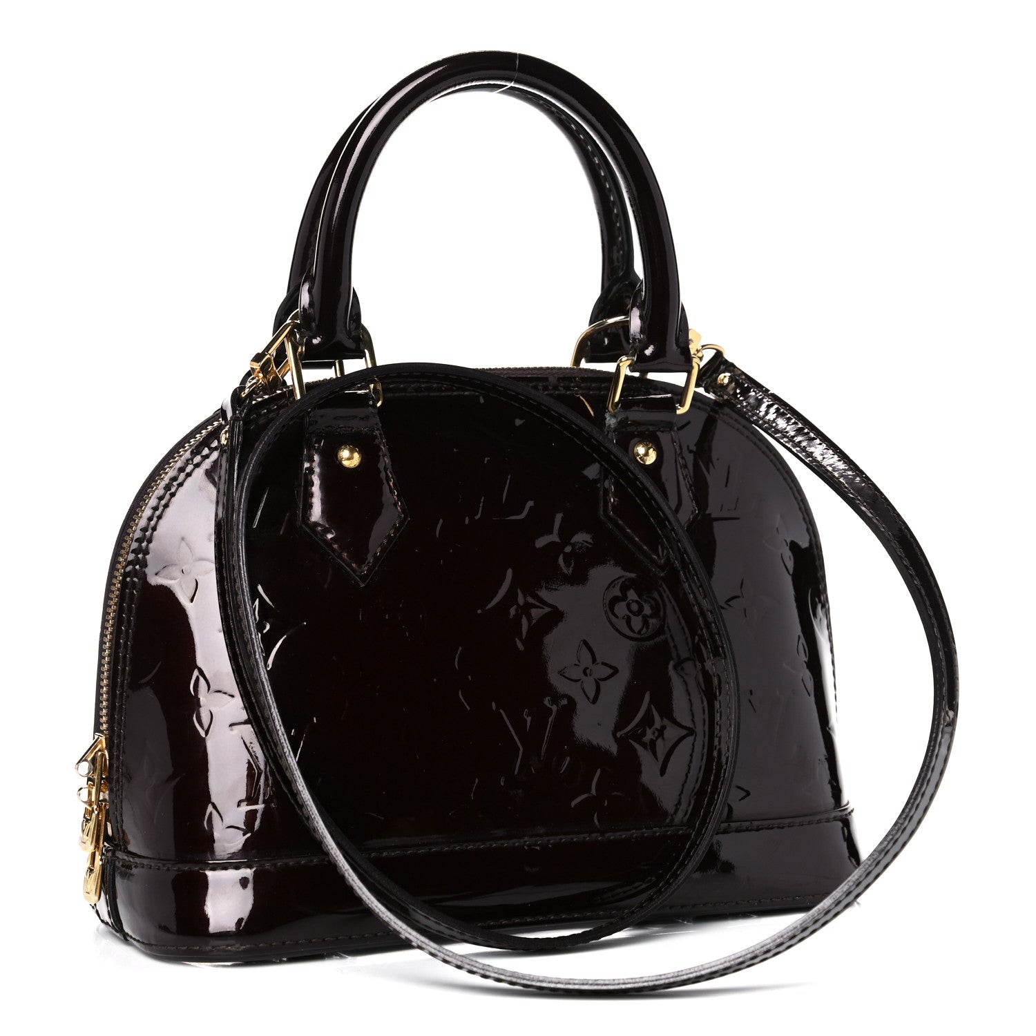 Louis Vuitton Vernis Alma BB Amarante 3 of 21