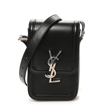 Saint Laurent Smooth Calfskin Mini Solferino Satchel Black 1 of 9