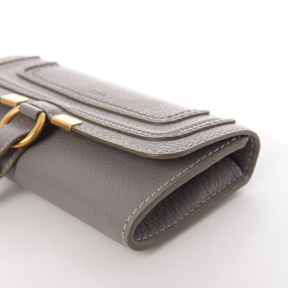 Chloe Calfskin Marcie Continental Flap Wallet Cashmere Grey 7 of 10