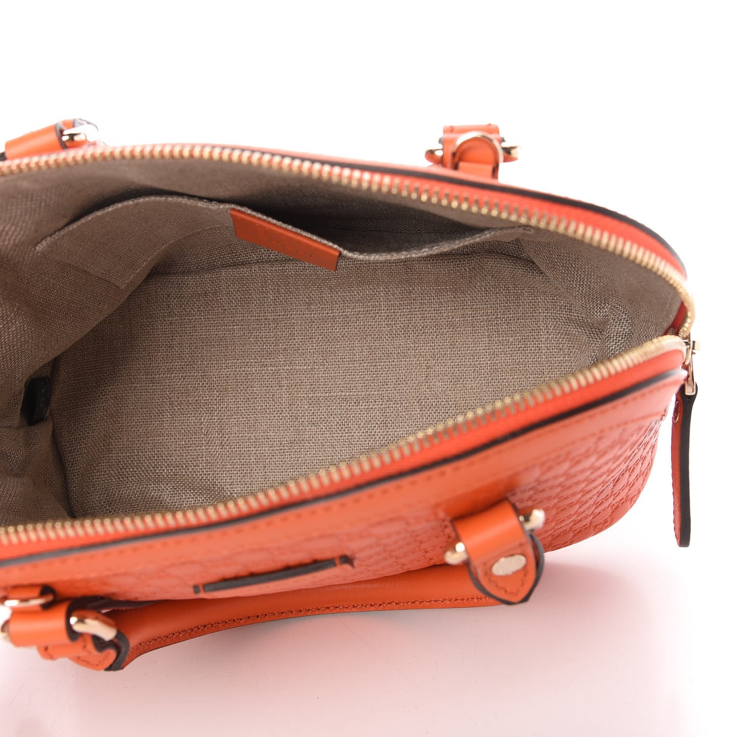 Microguccissima Mini Dome Bag Sun Orange