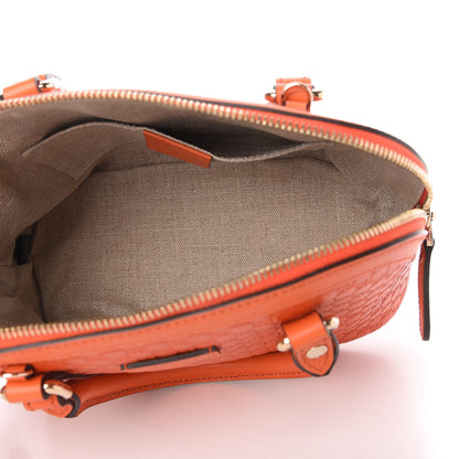 Gucci Microguccissima Mini Dome Bag Sun Orange 5 of 10
