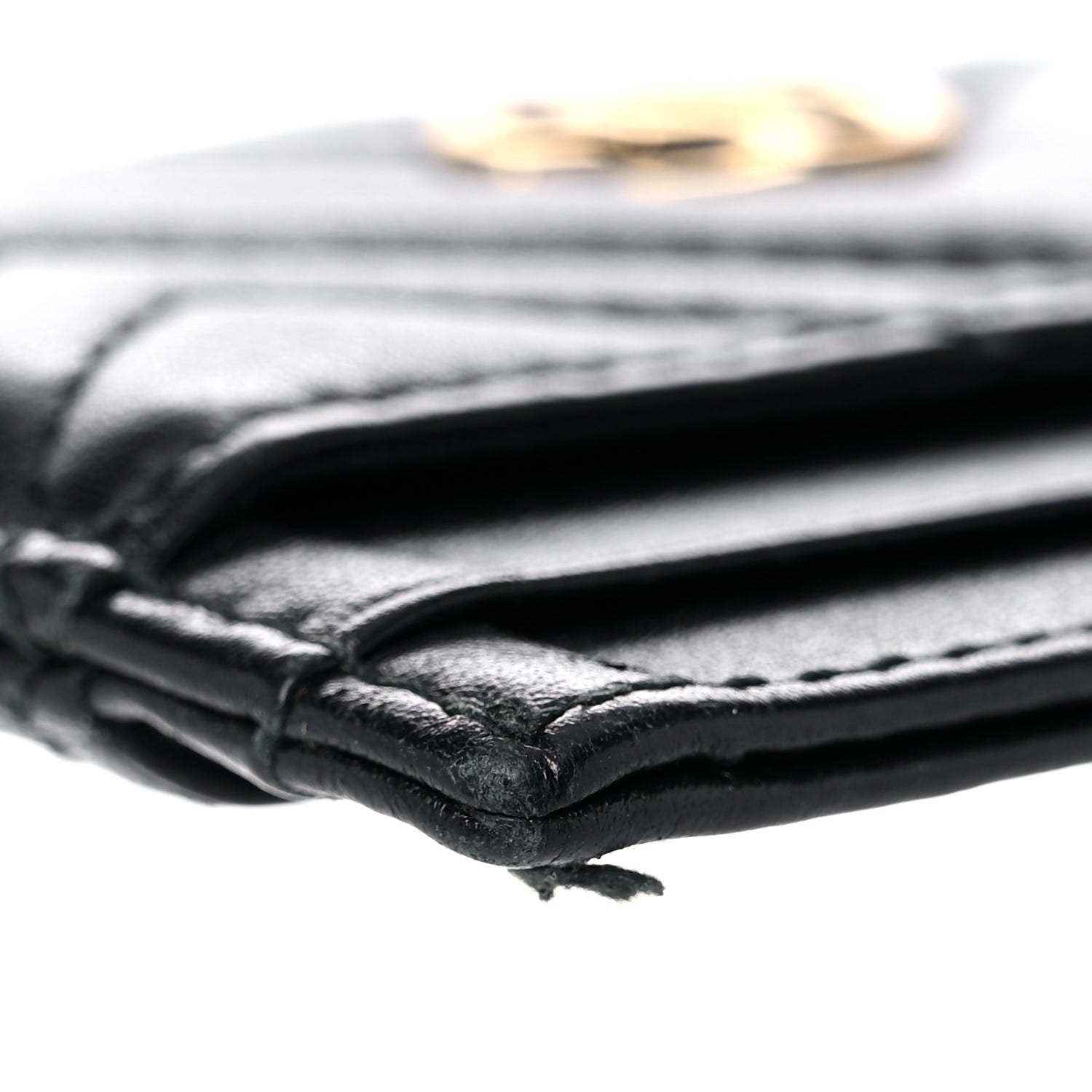 Gucci Calfskin Matelasse GG Marmont Card Holder Black 9 of 12