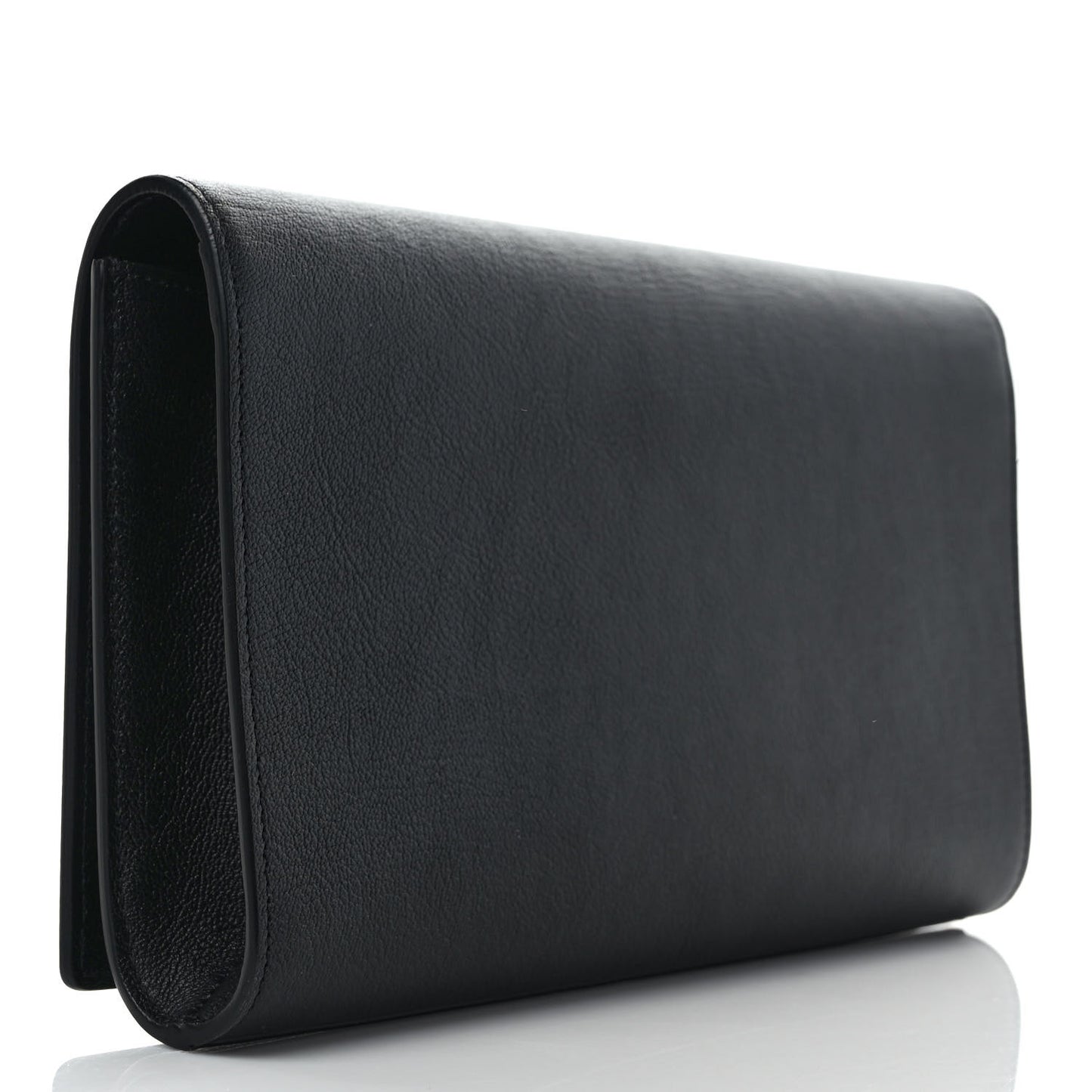 Calfskin Monogram Large Belle De Jour Clutch Black