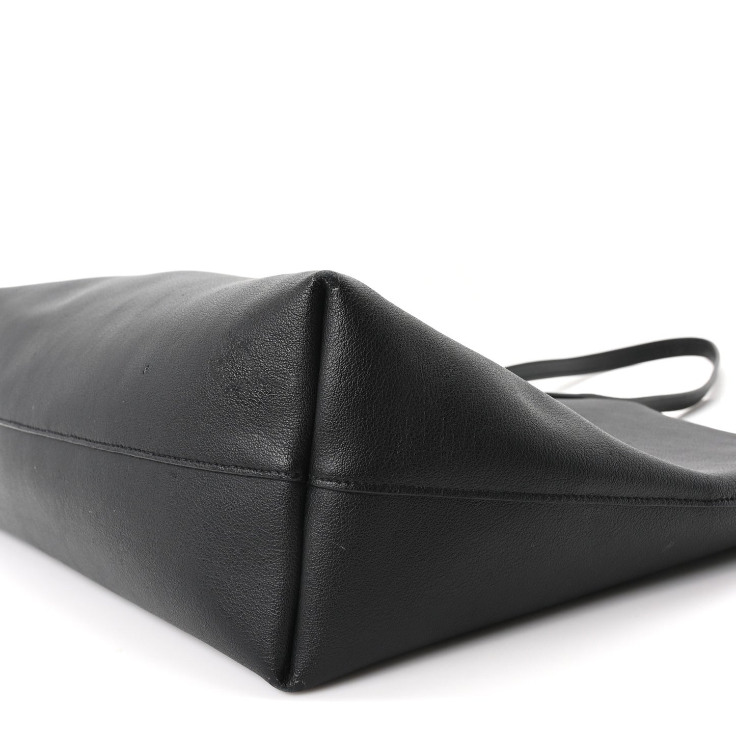 Calfskin Large Shopping Tote Black