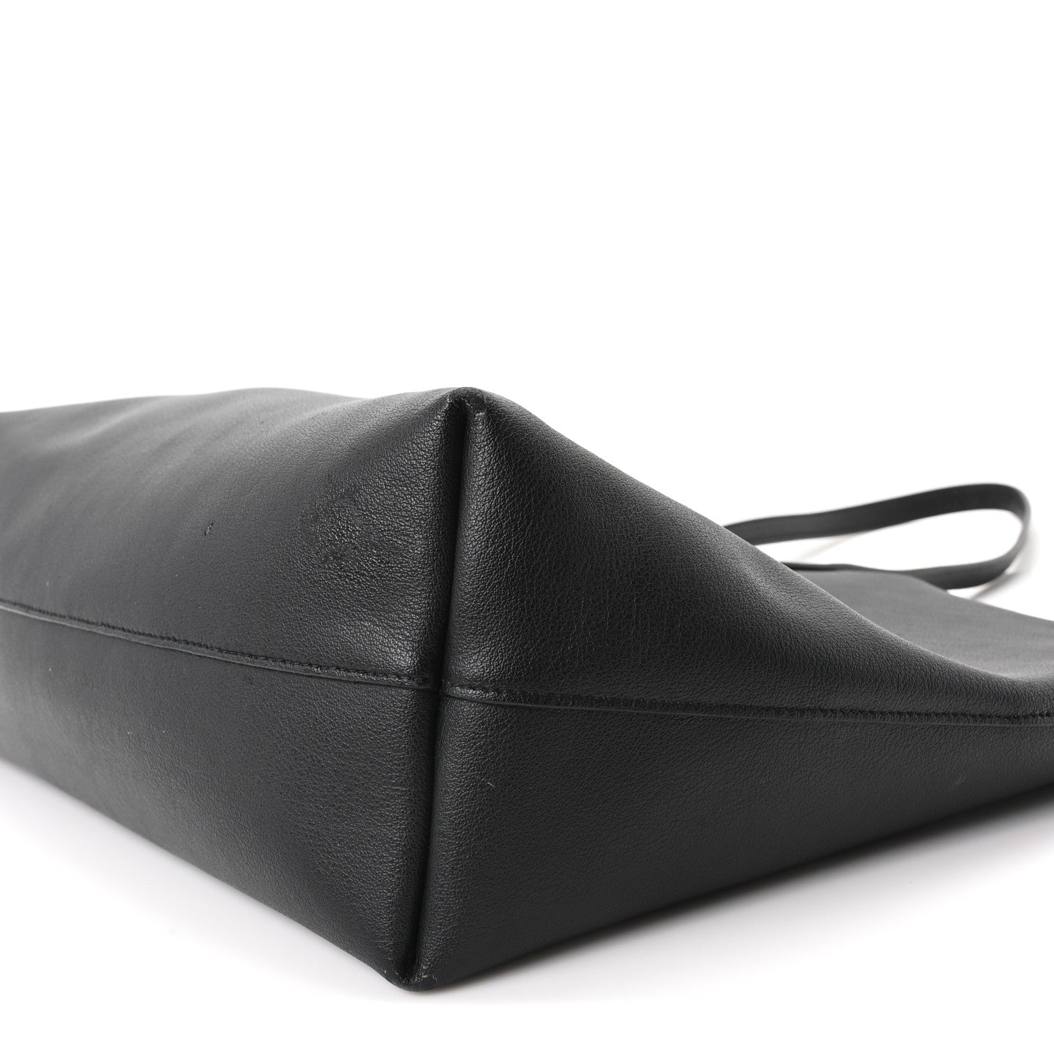 Saint Laurent Calfskin Large Shopping Tote Black 10 of 10