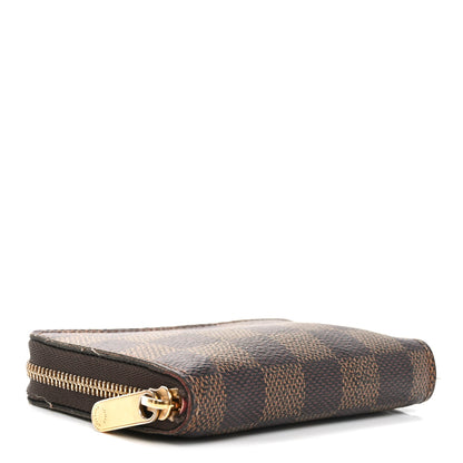 Louis Vuitton Damier Ebene Zippy Coin Purse Rose Ballerine 4 of 8