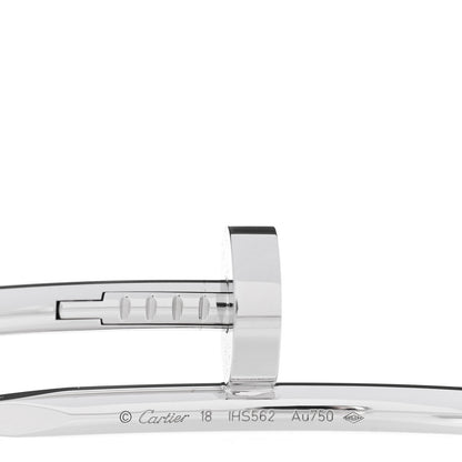 Cartier 18K White Gold Juste Un Clou Bracelet 18 3 of 4