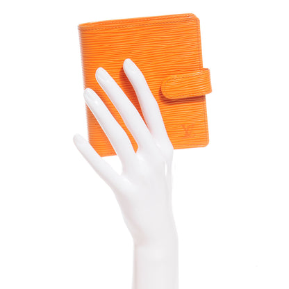 Louis Vuitton Epi Porte-Billets Compact Wallet Mandarin 2 of 8