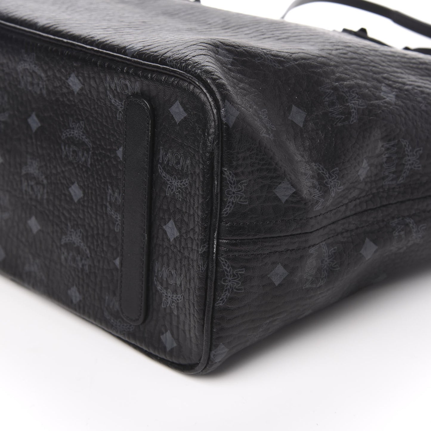 Visetos Medium Anya Zip Top Shopper Tote Black