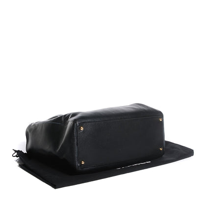 Chanel Calfskin Cerf Executive Shopper Tote Black 4 of 7