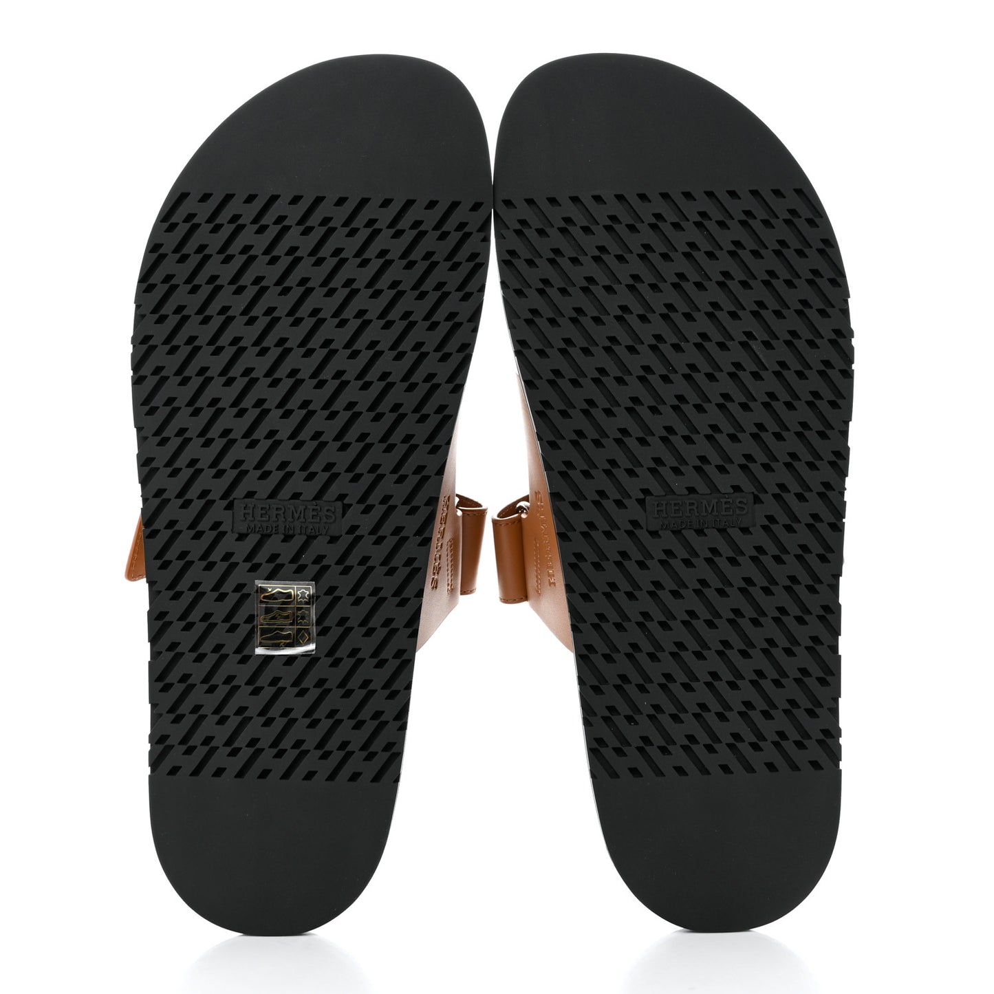 Calfskin Mens Chypre Sandals 44.5 Naturel