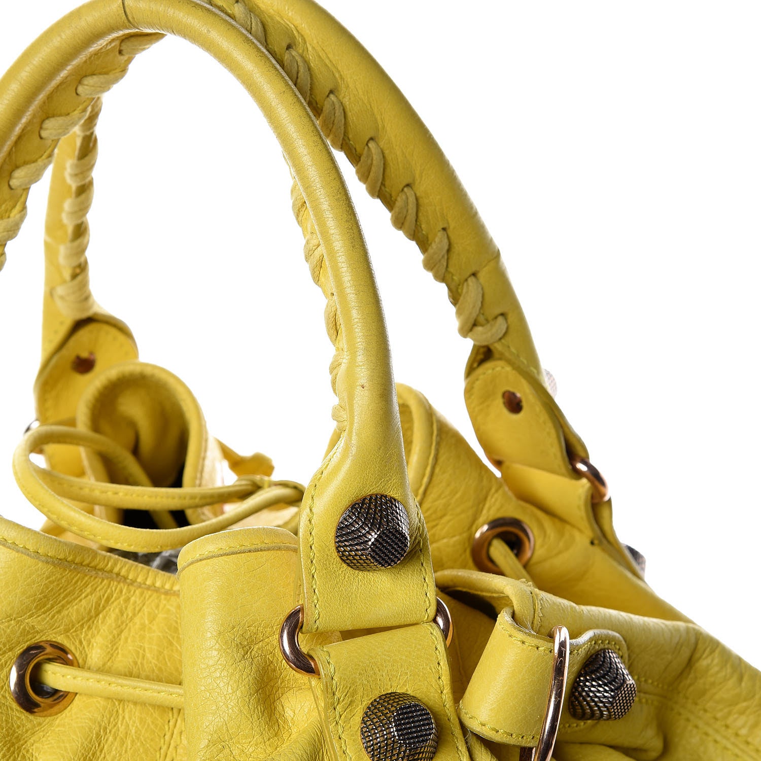 Balenciaga Agneau Giant 21 Rose Gold Hardware Pompon Mimosa Verveine 21 of 27
