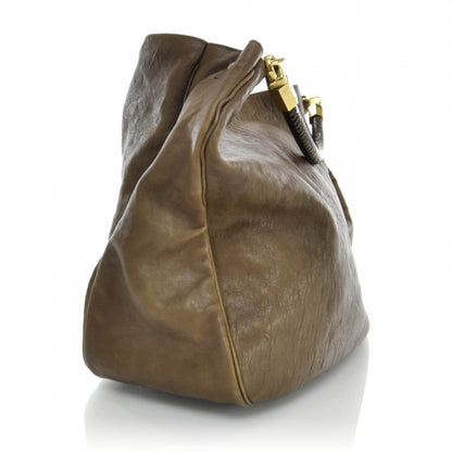 Saint Laurent Leather Large Roady Brown 8 of 12