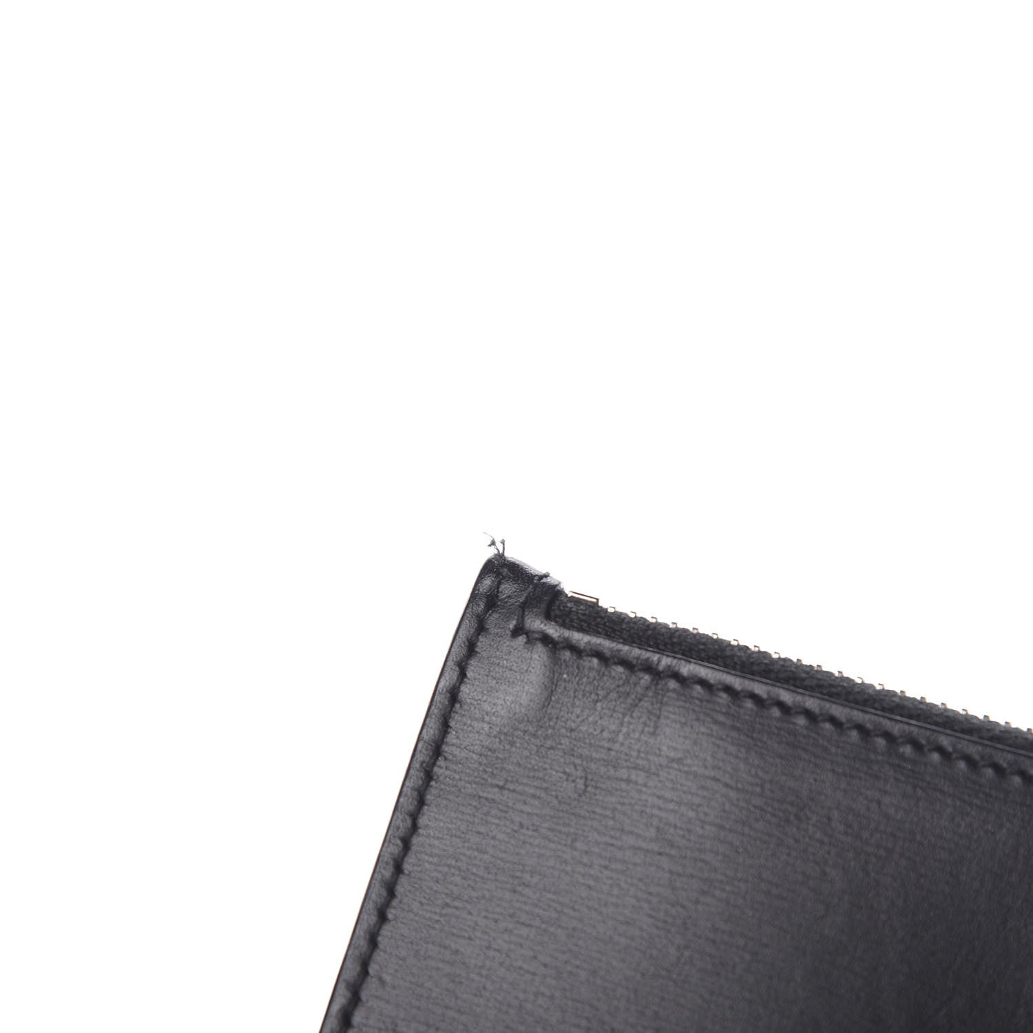 Saint Laurent Calfskin 5 Fragments Zip Card Case Black 7 of 7