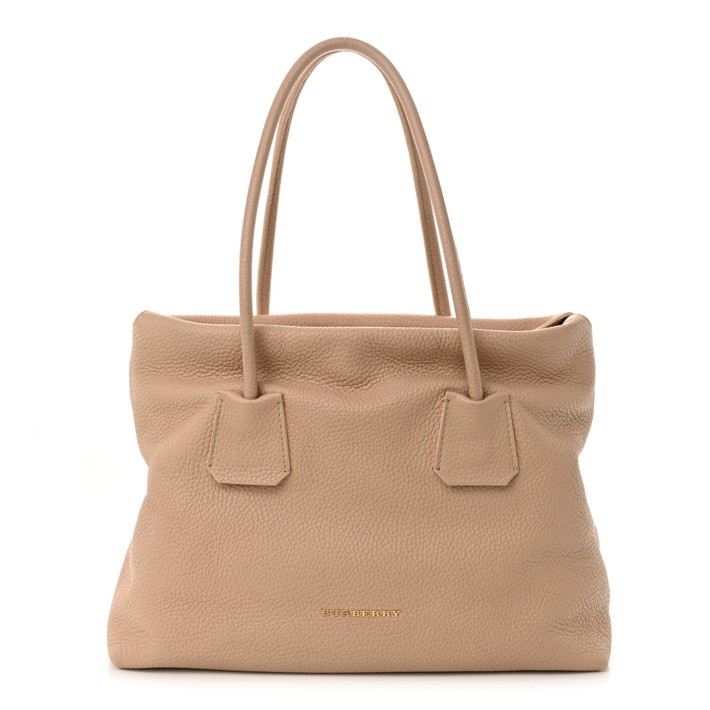 London Grainy Calfskin Medium Baynard Tote Nude