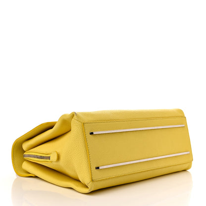 Balenciaga Grained Calfskin Le Dix Small Soft Cartable Mustard Yellow 4 of 21