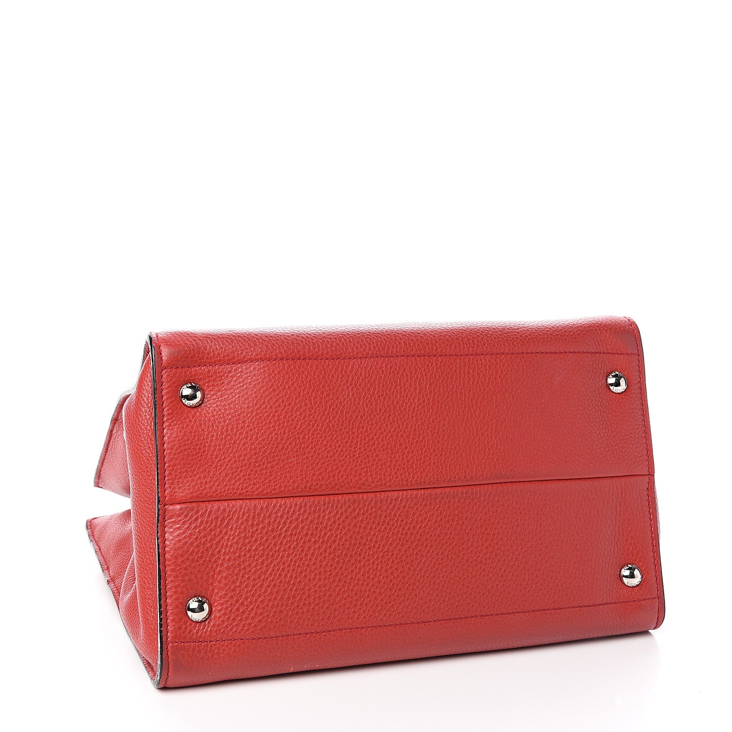 Prada Vitello Daino Shopping Tote Rosso 3 of 12