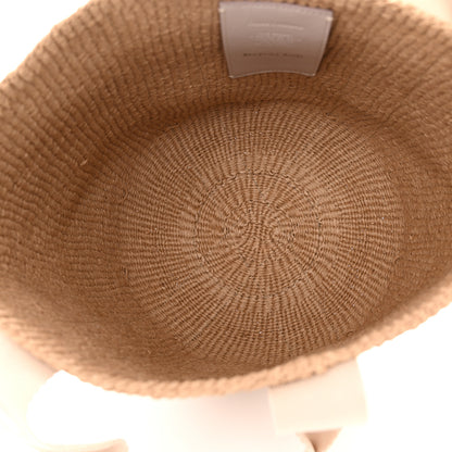 Chloe Raffia Large Woody Tote Wild Grey 5 of 12