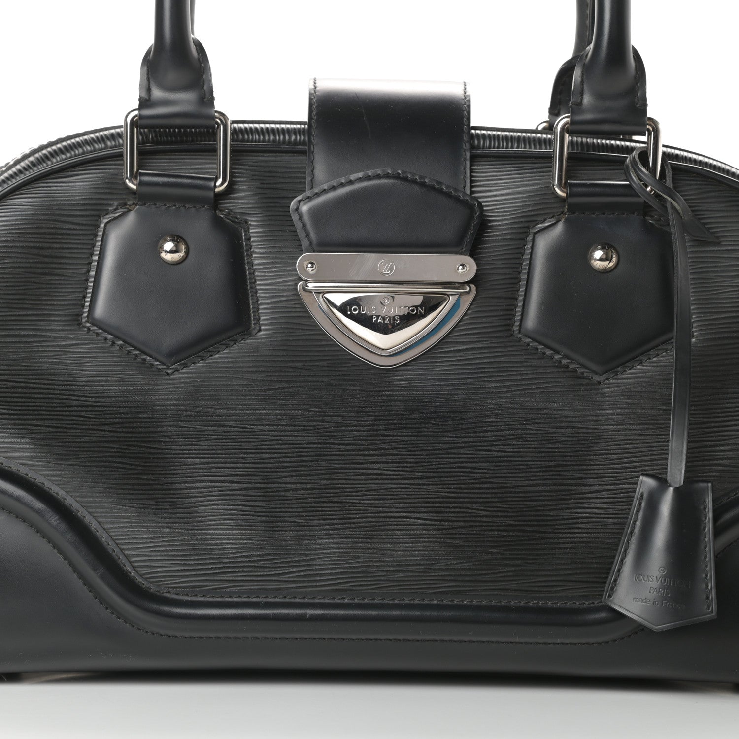 Louis Vuitton Epi Bowling Montaigne GM Black 7 of 12