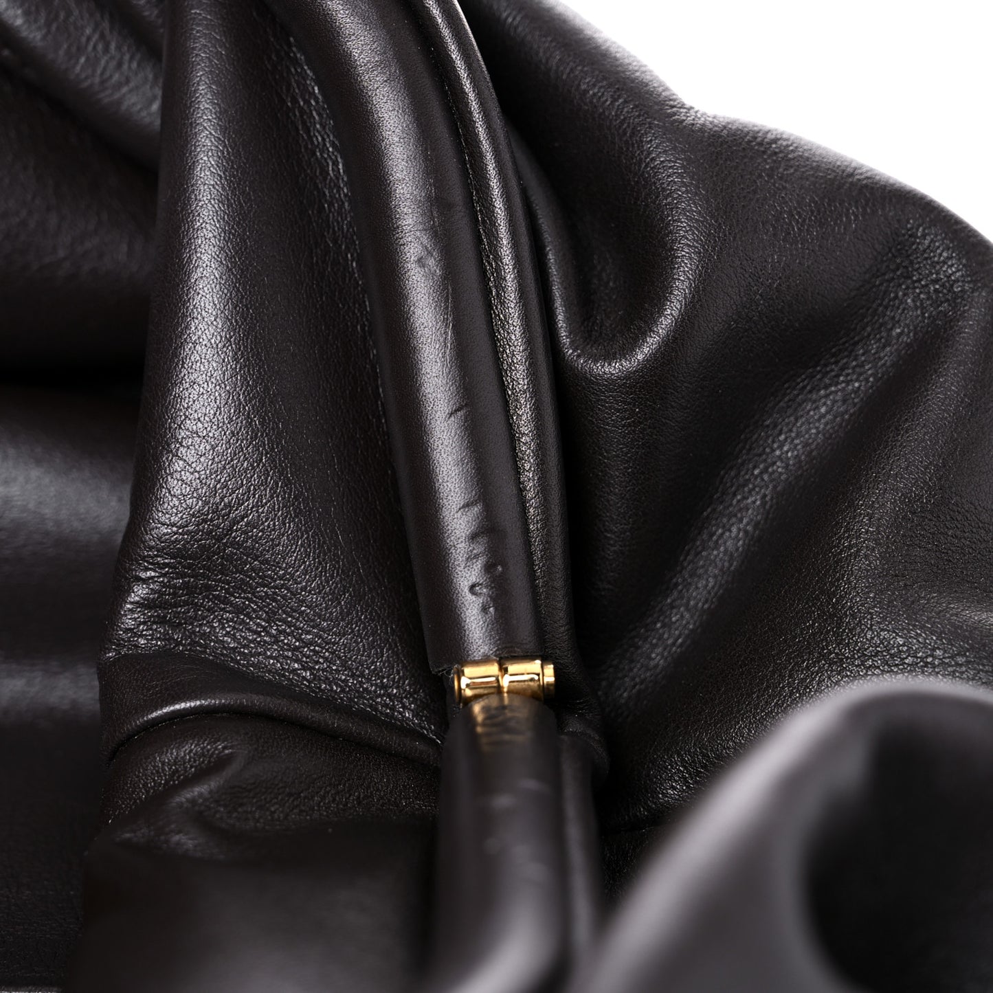 Smooth Butter Calf The Pouch Oversized Clutch Fondant