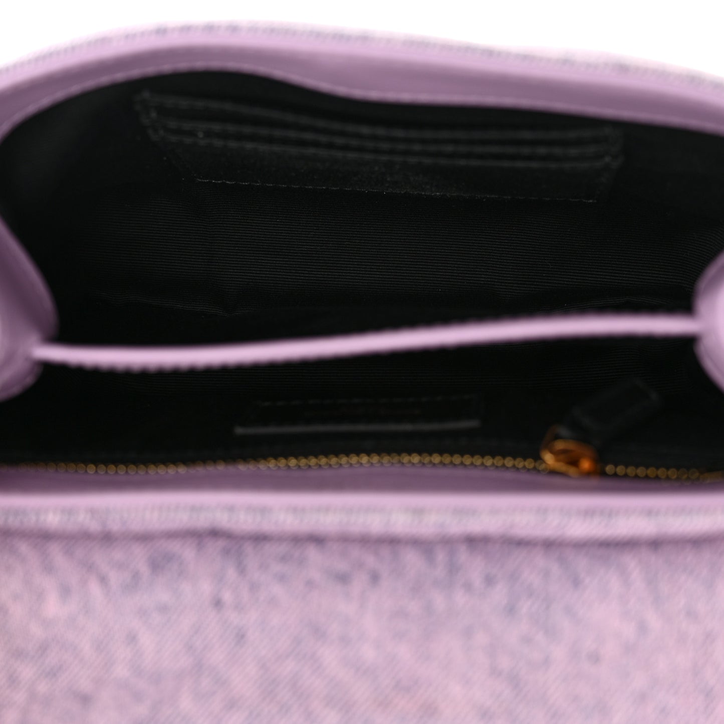 Denim Y Quilted Monogram Toy Loulou Crossbody Bag Bleached Lilac