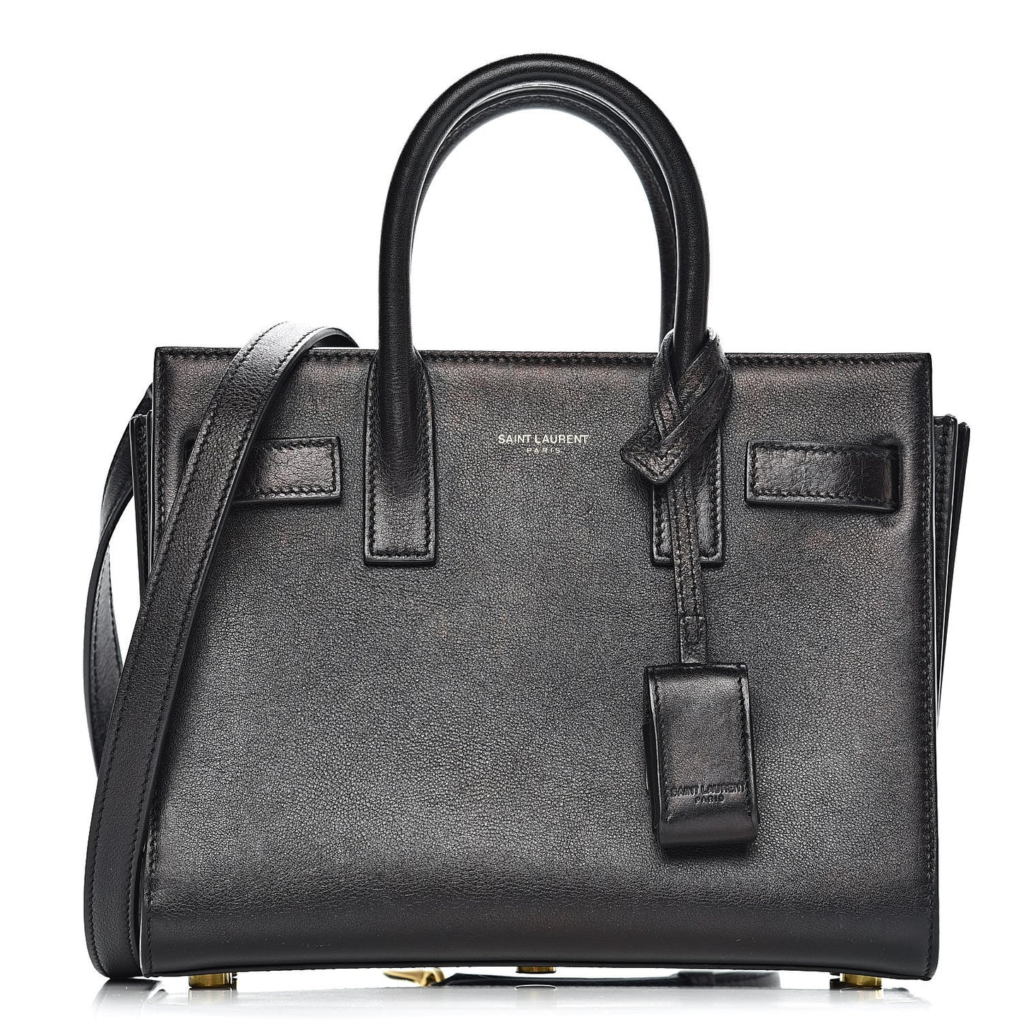 Calfskin Nano Sac de Jour Black